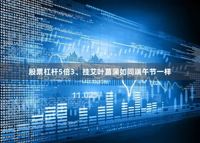 股票杠杆5倍3、挂艾叶菖蒲如同端午节一样