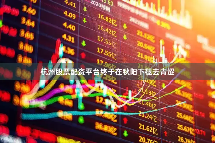 杭州股票配资平台终于在秋阳下褪去青涩